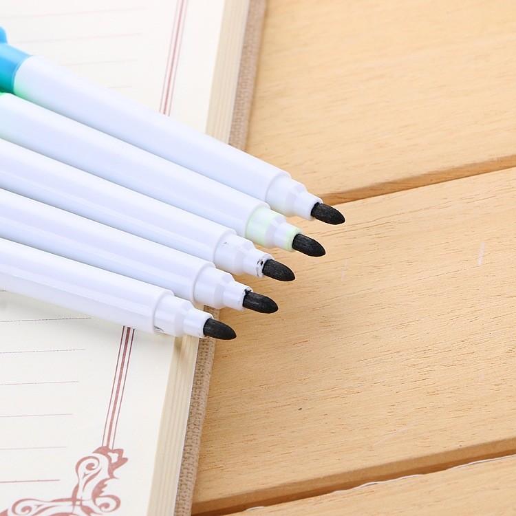 Combo 8 Cây Bút Lông Viết Bảng Trắng Có Đầu Xóa Tiện Lợi, Bút Dạ Viết Bảng Có Thể Tẩy Xóa