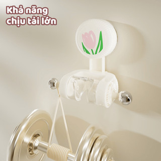 Giá Đỡ Vòi Sen Gắn Tường Hút Chân Không Xoay 70 Độ, Giá Treo Vòi Hoa Sen Chống Nước, Chịu Lực Tốt NGÓI HOME - GD02