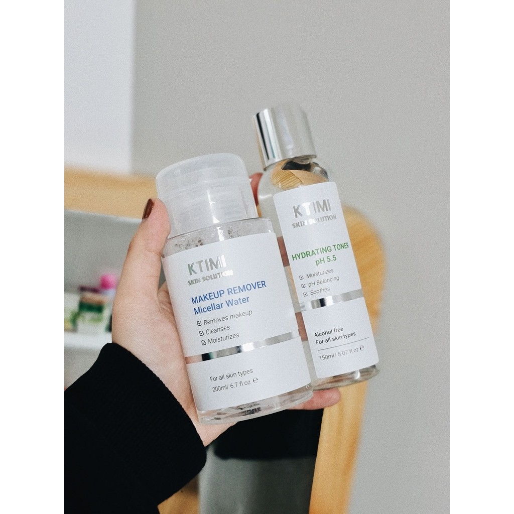Nước tẩy trang dịu nhẹ cho mọi loại da KTIMI Makeup Remover Micellar Water