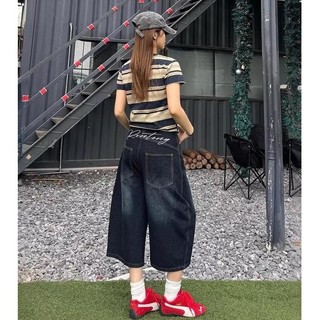 Quần short nam GKSSS Quần short denim phong cách hip-hop cao cấp kiểu Mỹ