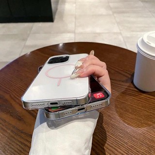 Ốp Điện Thoại Sạc Không Dây Cho iPhone 16 E 15 14 plus 13 12 11 Pro X XS Max XR 7 8 plus SE 2020 2024 2022 PC Bìa Cứng