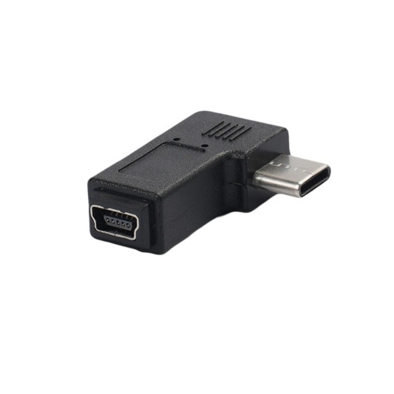 Bộ chuyển đổi Moon Mini USB sang USB C 90 độ Type-C Nam sang Mini USB Nữ