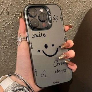 Mặt Cười Mạ Điện Bạc IMD Dành Cho Infinix Hot 50 50i 30i 30 40i 40 Pro 30 Chơi NFC Note 40 30 Pro Note 12 G96 Smart 9 8Pro 8Plus 8HD Ốp điện thoại Chống Sốc