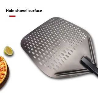 Xẻng Pizza Nhôm MARBLEM, Thìa Mái Chèo Pizza 12 / 14 inch Lớn, Có Thể Tháo Rời Với Tay Cầm Dài Dụng Cụ Nướng Bánh Pizza Quay Peel