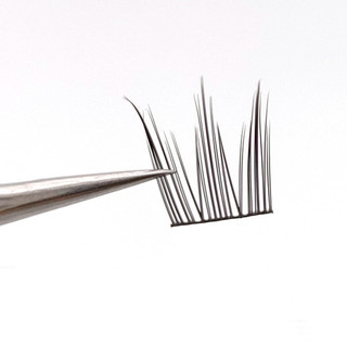 Cụm mi riêng lẻ Phân đoạn DIY Wispy Fluffy Lash Extension để uốn mi mở rộng