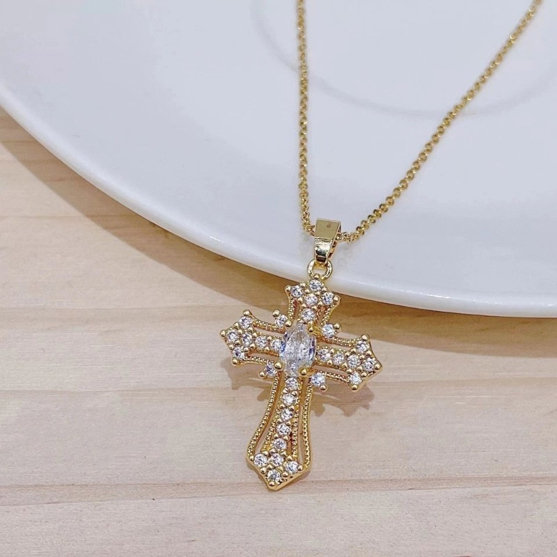 Vòng cổ chữ thập đa năng COO Dây chuyền có thể điều chỉnh bằng hợp kim thủ công cho mọi giới tính