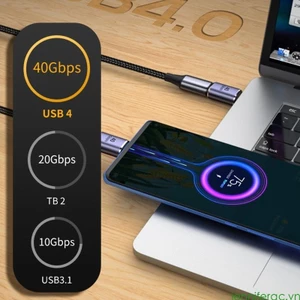 Bộ chuyển đổi mở rộng jenniferac Type c Type-c Bộ chuyển đổi sạc truyền dữ liệu 40Gbps