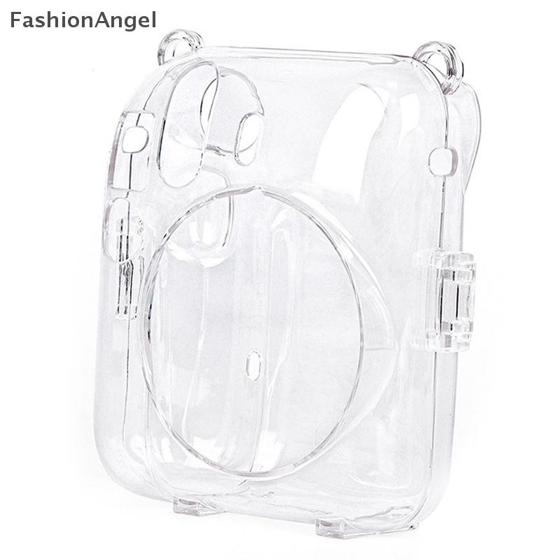 Hộp đựng máy ảnh pha lê sáng bóng FashionAngel 1Pc cho Instax 12 Túi đựng long lanh trong suốt có dây đeo cho Instax 12 VN