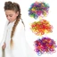 Dây Buộc Tóc Co Giãn Dây Cao Su Dùng Một Lần Co Giãn Nhiều Màu Sắc Dây Tóc Mini Nhỏ Tóc Scrunchie Đuôi Ngựa Giá Đỡ