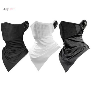 Julyhot Ice Silk Cover Mặt nạ chống nắng Full Face Mùa hè Đi xe đạp s dành cho nam nữ Khăn mặt câu cá Massivedeals