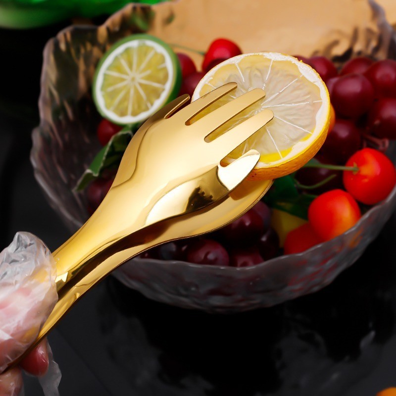 [Đặc sắc] Kẹp thực phẩm bằng thép không gỉ - Kẹp lật thịt nướng - Kẹp nướng - Dụng cụ nấu ăn nhà bếp - Chống trượt, Chống bỏng, Tay cầm thoải mái - cho gia đình, tiệm bánh, nhà hàng
