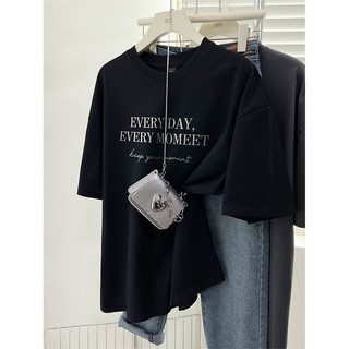 Hiixiivi Áo thun ngắn tay Unisex in hình nam nữ cổ tròn dáng rộng