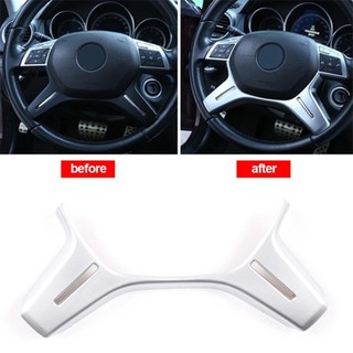 Lookshow Kết Cấu Sợi Carbon Nội Thất Ô Tô Vô Lăng Bảng Khung Bao Viền Cho Xe Mercedes Benz C E ML GL Class W204 W212 X166 U3W6