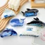 DARON Động Vật Vuốt Tóc, Cá Voi Biển Xanh Cá Voi Kẹp Tóc, Phụ Nữ Dễ Thương Mũ Động Vật Cá Mập Kẹp Lấy Kẹp Hàng Ngày