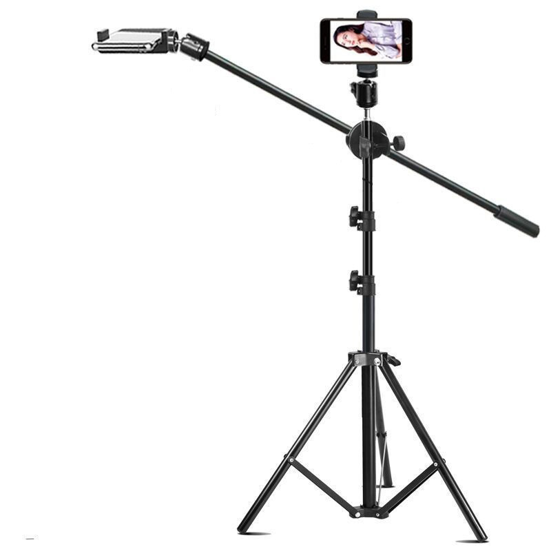 giá đỡ điện thoại livestream tripod 3 chân 2M1 kèm remote gậy chụp ảnh gây quay video cây livestream