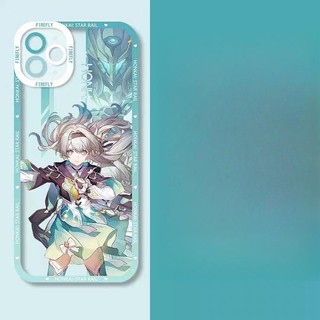 Ốp Điện Thoại Cho Xiaomi POCO X5 X4 X3 Pro X3 GT X4 NFC F3 M3 Mi 11 Lite 5G NE 11T Pro Shell Sparkle Robin Firefly Honkai Star Rail Silicone Mềm Trong Suốt Vuông Bảo Vệ Toàn Diện