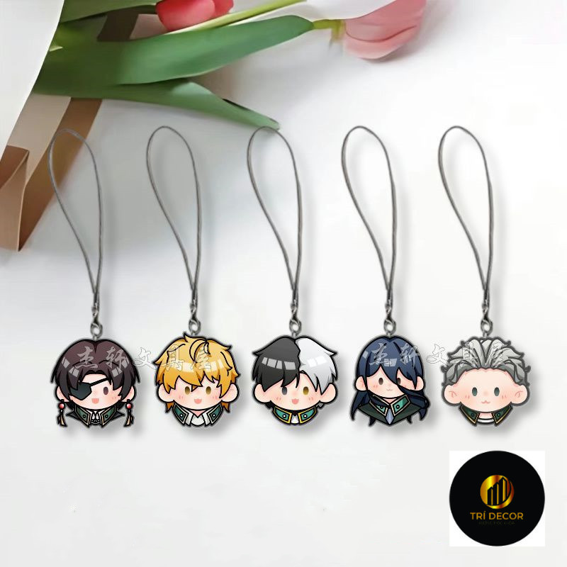 Gió Ngắt Điện Thoại Di Động Dây Sakura Haruka Suou Hayato Acrylic Mặt Dây Chuyền Kawaii Dây Treo Dễ Thương Anime Hàng