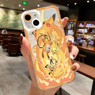 Ốp Lưng Cho Redmi Note 13 Pro 5G 12 4G 13 Pro Plus 12S Redmi 12 13C 12C A3 Vỏ Mềm Trong Suốt TPU Pokemon Dễ Thương Charmeleon Charizard Họa Tiết Squirtle Camera Bảo Vệ Vỏ Silicon