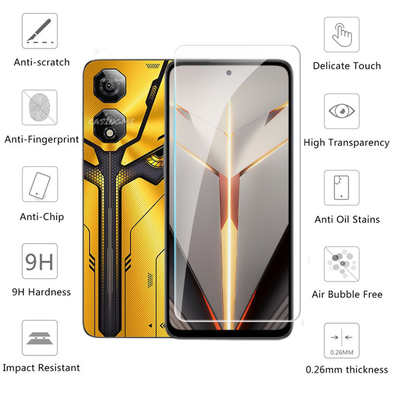 Nubia Neo 2 5G Phim Bảo Vệ Màn Hình 2 Trong 1 Full Cover Kính Cường Lực Cho ZTE Nubia Neo 2 Neo2 NibiaNeo2 2Neo 5G 4G 2024 Mặt Trước Phim Mặt Sau Ống Kính