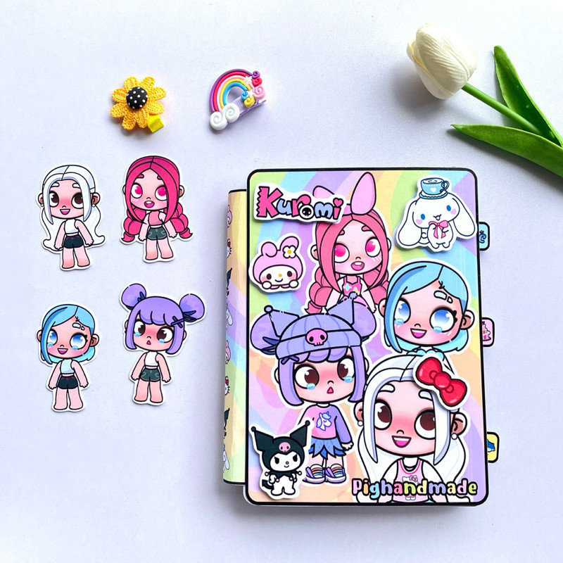 ( Mới) Ngôi nhà 4 cô bé đáng yêu Melody, Kuromi, Cinamoroll, Kitty