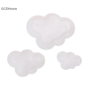 Gcdhome 3D Đám Mây Hình Chocolate Khuôn Silicon Mousse Fondant Cube Pudding Kẹo Khuôn Nóng