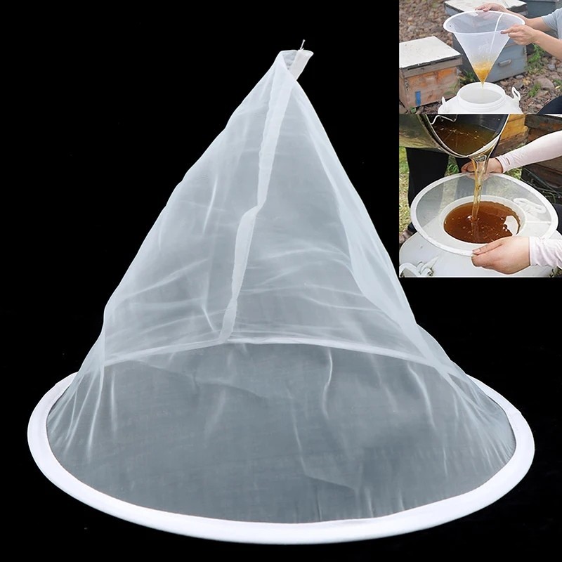 Túi lọc thực phẩm Nylon - Thiết bị nuôi ong Dụng cụ nuôi ong - Lưới lọc mật ong - Bộ lọc sữa đậu nành hình phễu 150 lưới - Máy lọc lớp lưới sợi - Tiện ích nhà bếp