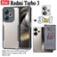 Ốp Điện Thoại Chống Sốc 3 Trong 1 Redmi Turbo 3 Cho Redmi A3 Redmi 13C 4G 5G Chống Gián Điệp Mềm Gốm Mờ Riêng Tư Kính Cường Lực