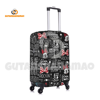 Disney Minnie Hành Lý Có Thể Giặt Được Vali Bảo Vệ Chống Trầy Xước Vali Phù Hợp Với 18-32 Inch