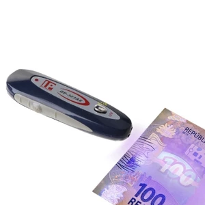 Bt Di Động Mini 2 Trong 1 UV Tiền Giấy Ghi Chú Máy Kiểm Tra Có Dây Buộc Máy Phát Hiện Từ Tính Móc Khóa Bền