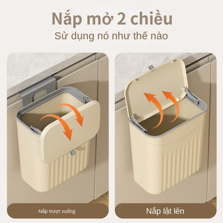 Thùng rác lưu trữ không đục lỗ treo tường gia đình