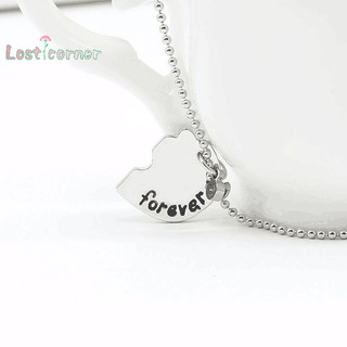 [Lostcorner] 3 Cái / bộ Vòng Cổ Mặt Dây Chuyền Nối Trái Tim Người Bạn Thân Nhất Bff Tình Bạn Cặp Đôi Vòng Cổ Trang Sức Thời Trang [Mới]