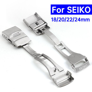Khóa đồng hồ gấp bằng thép không gỉ 304 18mm 20mm Diver Watch Clasp 22mm 24mm Thép không gỉ chắc chắn Khóa gấp kim loại Khóa bấm đôi Nút nam nữ thể thao lặn