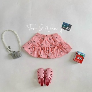 CV7-Chân váy bí nơ cho bé gái Size từ 8-35Kg