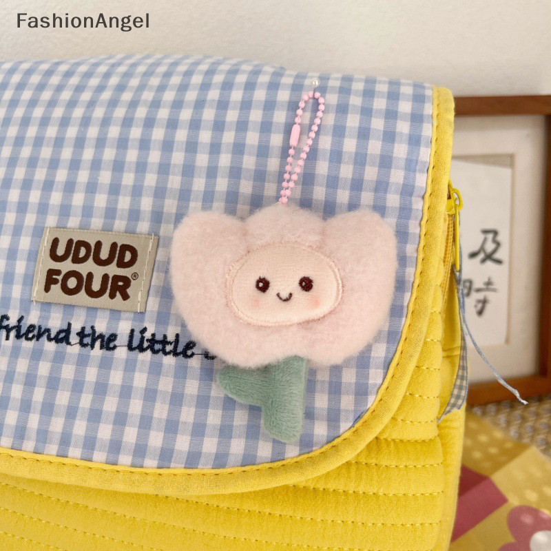 FashionAngel Hoạt Hình Dễ Thương Sang Trọng Móc Khóa Mềm Nhồi Bông Hoa Búp Bê Túi Mặt Dây Chuyền Trang Trí Móc Khóa Ô Tô Phụ Kiện Cô Gái Quà Tặng TH