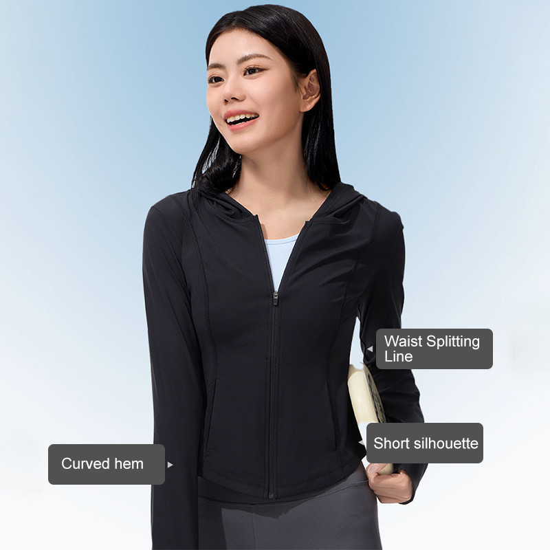 Ảnh CAMEL CROWN Quần áo chống nắng mỏng ngoài trời dành cho nữ Áo khoác ngắn Cool Ice Silk 2
