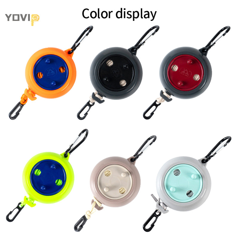 Yovip 1 Dây phơi quần áo có thể điều chỉnh 393,7 inch Dây phơi quần áo du lịch ngoài trời Dây quần áo di động trong nhà và ngoài trời Dây quần áo vô hình có thể thu vào Thích hợp để cắm trại Câu cá hoang dã và các sản phẩm khác