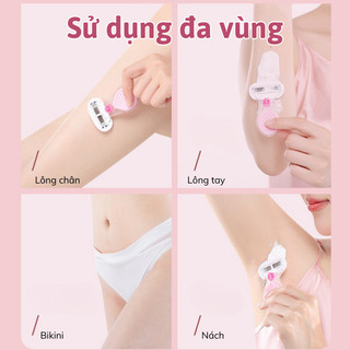 Dao Cạo Cầm Tay Êm Dịu Bunnies House, Nhanh Chóng & Dễ Dàng, Phù Hợp Sử Dụng Hàng Ngày