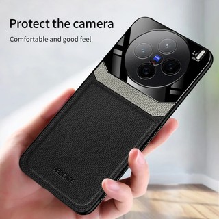 Ốp lưng bằng da Plexglass cho vivo X200 Pro mini Silicon bảo vệ Vỏ điện thoại cứng vivoX200Promini V2419A V2415A V2405A V2405DA