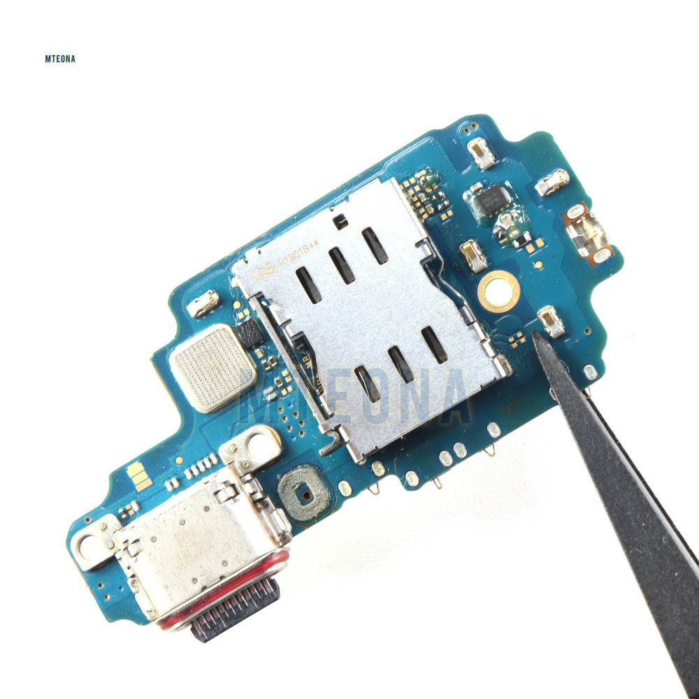 Bảng cổng sạc sạc có đầu đọc thẻ Sim cho Samsung Galaxy S22 Ultra 5G SM-S908U S908B S908N S908E / DS Bảng sạc