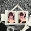 Album thẻ ORDOBOX, Chất kết dính thẻ ảnh Mini PVC 3 Inch, với 16 trang bên trong Album thẻ sưu tập Love Bow Idol Card Collect Book