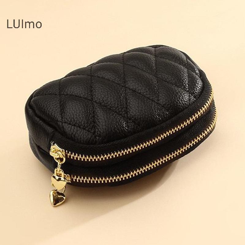 Luimo Thời Trang Mới Lưới Dây Kéo Tiền Xu Ví Nữ Túi Đựng Thẻ SBS