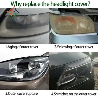 [Luxiang.vn] Vỏ ống kính đèn pha phía trước ô tô cho BMW 3 Series F30 F31 2012-2015 320 328 330 340 Vỏ đèn pha trong suốt