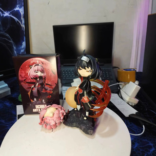 17cm Gián Điệp Gia Đình Anime Anya Forge Cos Sasuke Itachi Kawaii Hai Đầu PVC Hình