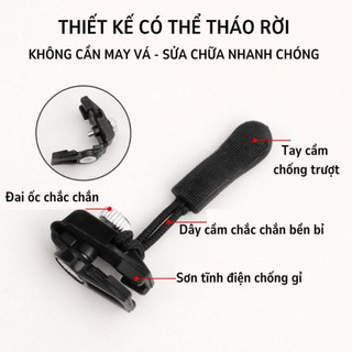 Khóa Kéo Thay Thế Đa Năng 3 Kích Cỡ, Phụ Kiện Móc Khóa Quần Áo Cao Cấp NGÓI HOME - MK02