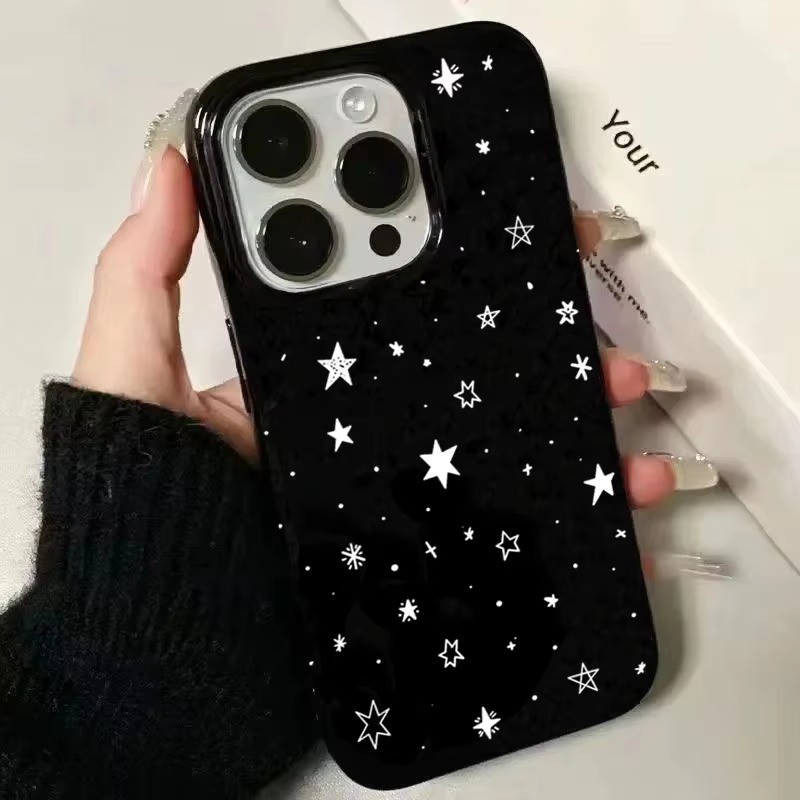 Ốp Điện Thoại Họa Tiết Ngôi Sao Thời Trang Cho iPhone 14 13 12 11 Pro 16 15 Pro Max X XS XR 7 8 Plus SE 2022 16E Mềm Chống Sốc