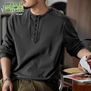 Áo thun Bông Tai Kẹp Hợp Thời Trang Retro Nút Mặc Bên Ngoài Đơn Giản Mới Nghệ Thuật Phù Hợp Với Hàng Đầu