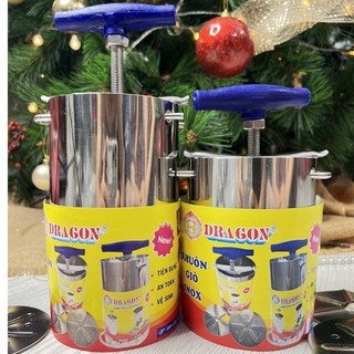 Khuôn làm giò chả Inox không gỉ sáng bóng loại 0.5kg - 1kg Dragon chất lượng cao - Trường An VN
