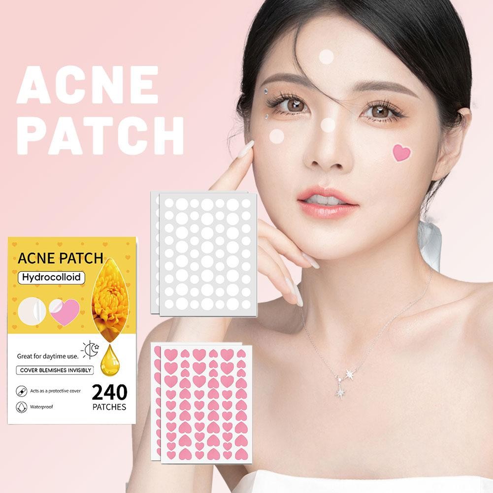 Miếng dán che mụn vô hình nhiều hình dạng, nhiều màu sắc, che khuyết điểm mặt