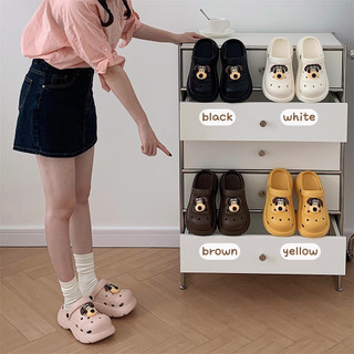 Xixitiao Sandal Nữ Mùa Xuân/Hè Mới, Chất Liệu Eva, Họa Tiết Hình Cún Hoạt Hình