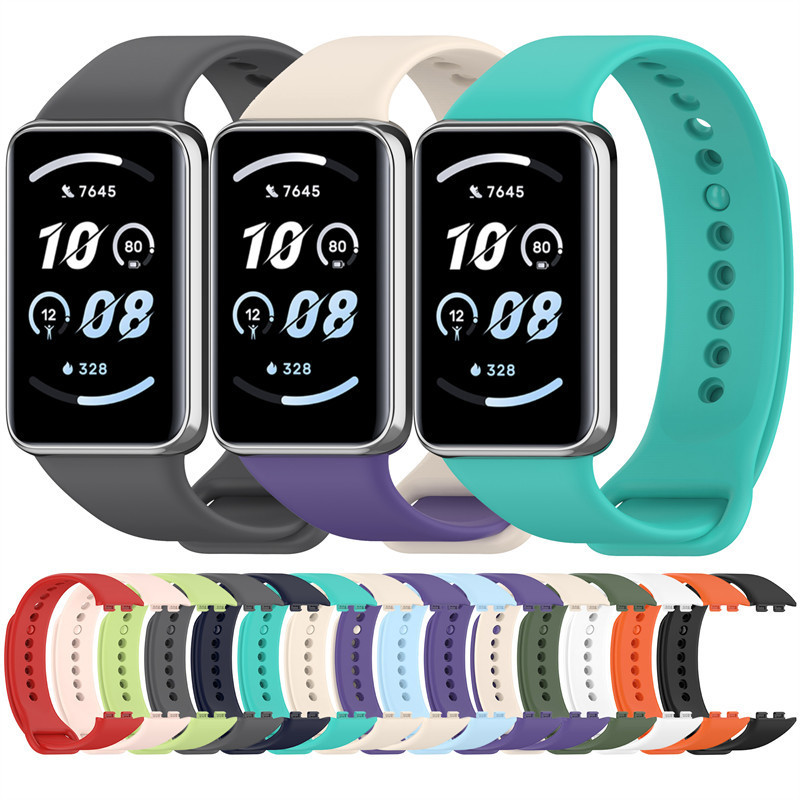 Honor band 9 10 dây đeo silicone đầy màu sắc Dây đeo thay thế cho Honor band9 band10